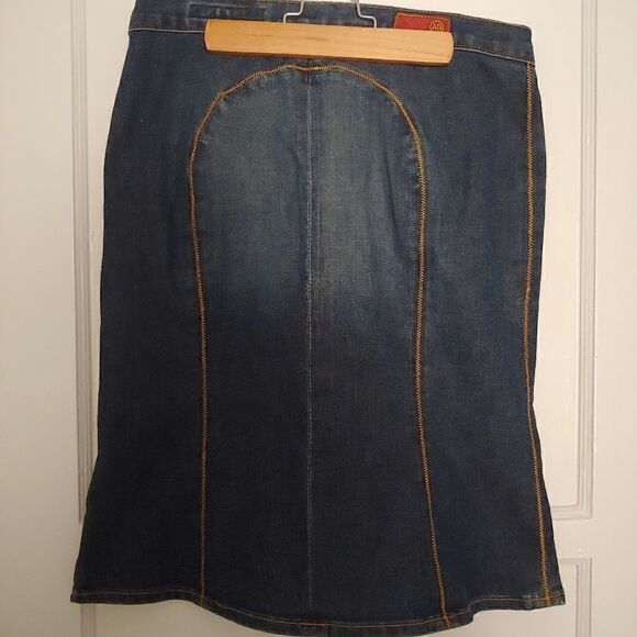 Ag Adriano Goldschmied The Grace Women's Denim Skirt Size 28 Regular - Picture 2 of 9